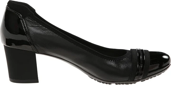 Anne Klein Sport Guardian High Women's Heels Black Leather : 5 M, Leather/Patent Leather - Image 8