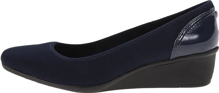 Anne Klein Sport Wisher Women's Shoes Navy : 5 M, Textile - Image 7