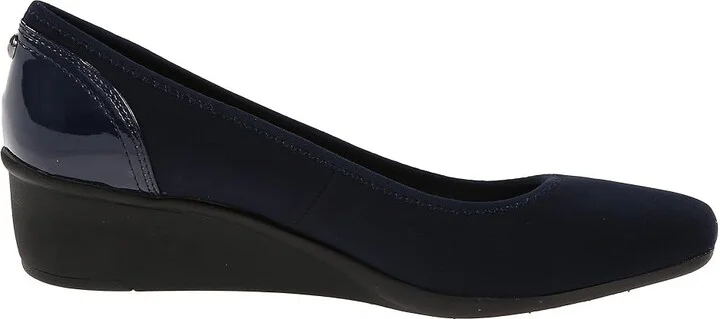 Anne Klein Sport Wisher Women's Shoes Navy : 5 M, Textile - Image 8