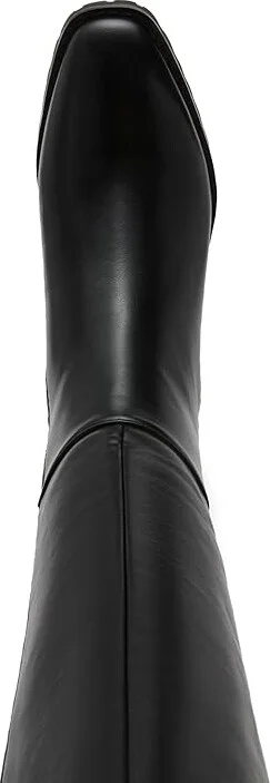 Anne Klein Stamford Women's Boots Black PU : 7 M, Leather/Suede - Image 2