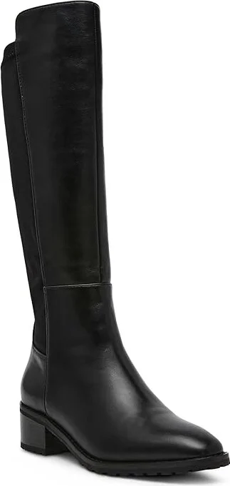 Anne Klein Stamford Women's Boots Black PU : 7 M, Leather/Suede