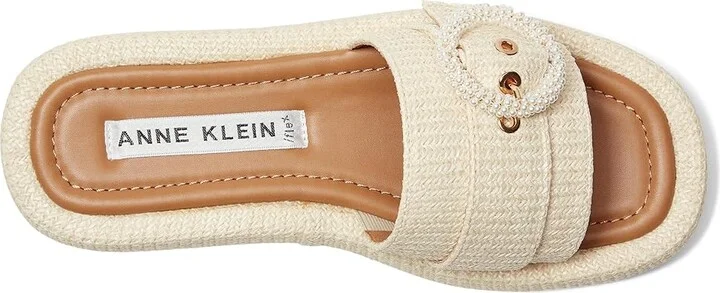 Anne Klein Starla Women's Sandals Dark Natural : 7.5 M, Rubber/Synthetic - Image 8