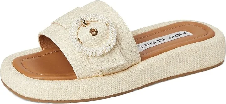 Anne Klein Starla Women's Sandals Dark Natural : 7.5 M, Rubber/Synthetic - Image 11