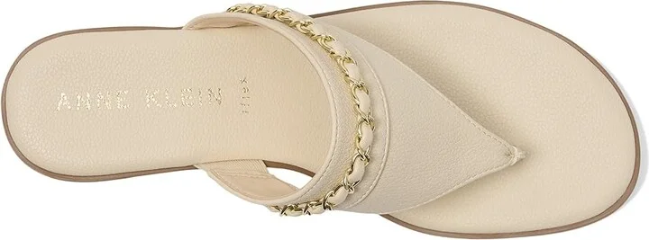 Anne Klein Taylor Women's Sandals Ecru : 6.5 M, Synthetic - Image 2
