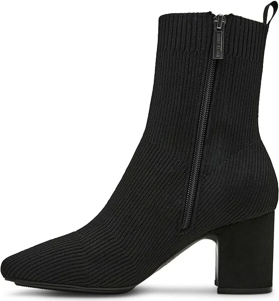 Anne Klein Tessel Women's Boots Black Knit : 8.5 M, Leather/Rubber - Image 6