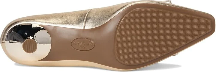 Anne Klein Theresa High Women's Heels Light Gold : 8.5 M, Leather/Rubber - Image 3