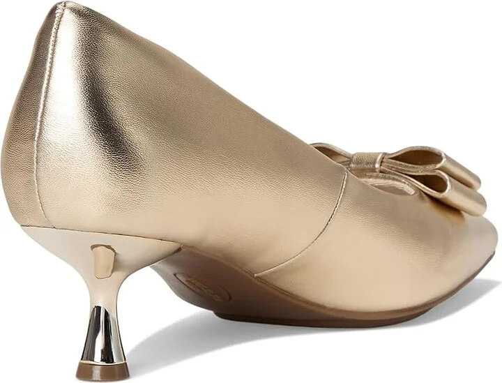 Anne Klein Theresa High Women's Heels Light Gold : 8.5 M, Leather/Rubber - Image 4