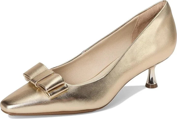 Anne Klein Theresa High Women's Heels Light Gold : 8.5 M, Leather/Rubber - Image 5