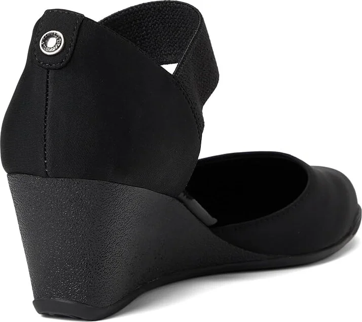 Anne Klein Tiffany High Women's Heels Black Stretch : 10 M - Image 4