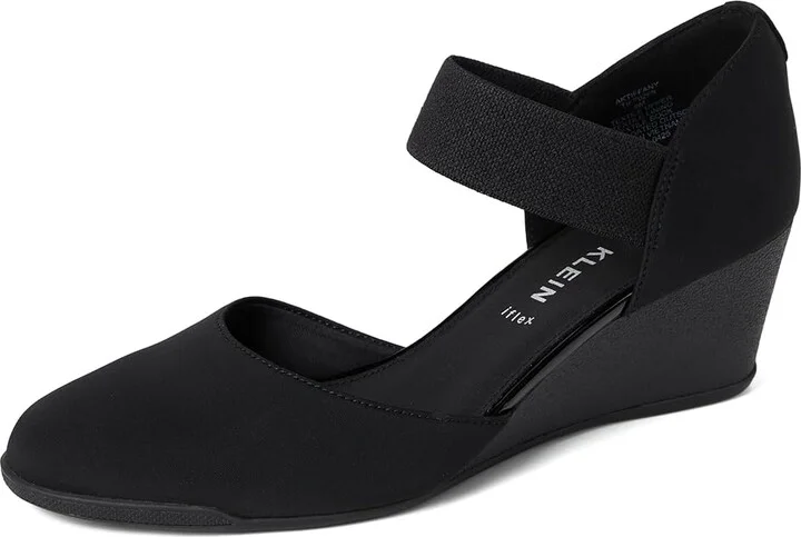 Anne Klein Tiffany High Women's Heels Black Stretch : 10 M - Image 5