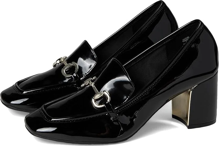 Anne Klein Tobi Women's Shoes Black Patent : 9 M, Leather