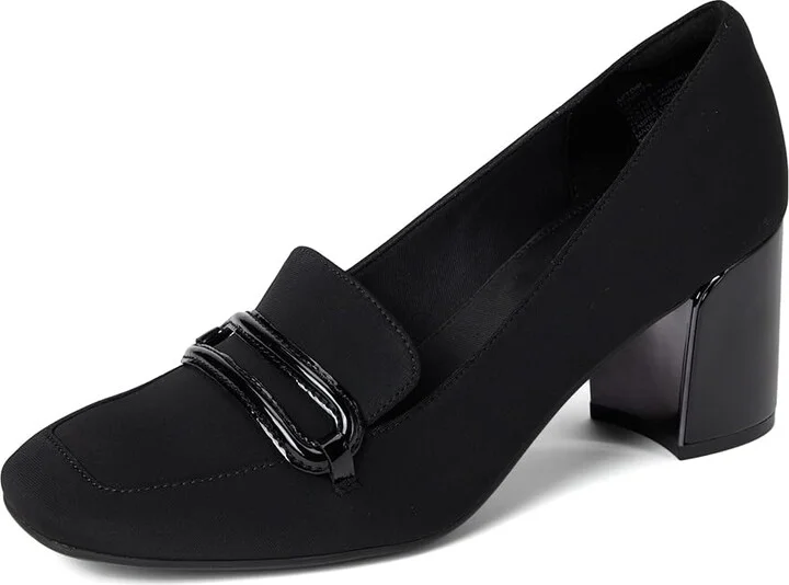 Anne Klein Toni Women's Dress Sandals Navy Stretch : 7.5 M - Image 11