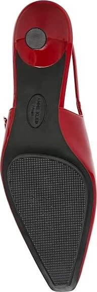 Anne Klein Tyra High Women's Heels Deep Red : 9.5 M, Synthetic - Image 3
