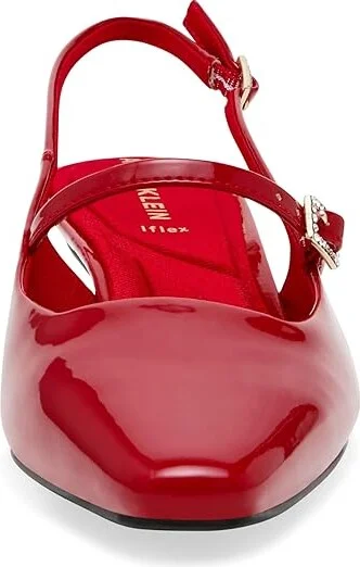 Anne Klein Tyra High Women's Heels Deep Red : 9.5 M, Synthetic - Image 5