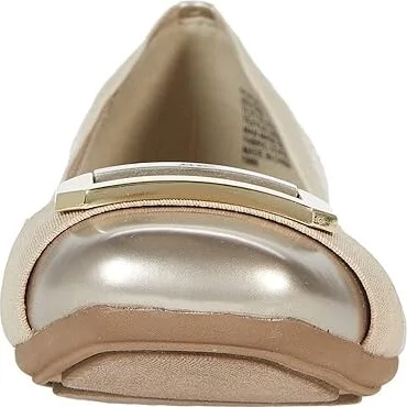 Anne Klein Uplift Flat Women's Shoes Beige : 8 M, Textile - Image 5