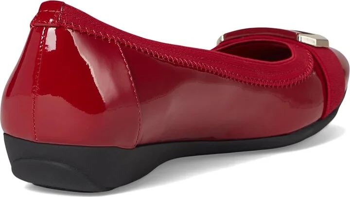 Anne Klein Uplift Women's Flat Shoes Deep Red : 5.5 M, Rubber - Image 4