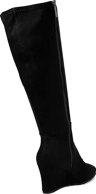 Anne Klein Vella-W Women's Boots Black Suede : 6 M, Synthetic - Image 4