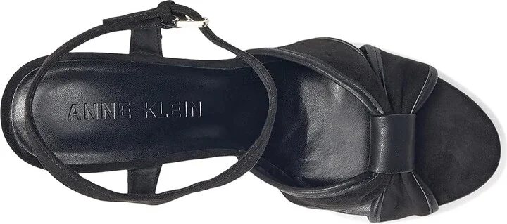 Anne Klein Verde Women's Sandals Black Suede : 6.5 M, Rubber - Image 2