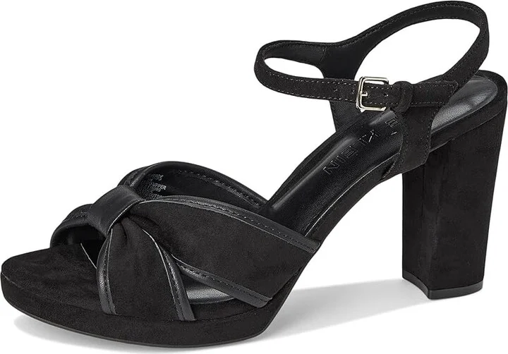 Anne Klein Verde Women's Sandals Black Suede : 6.5 M, Rubber - Image 5