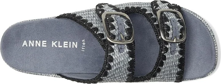 Anne Klein Vineyard Women's Wedge Shoes Blue Raffia : 10 M, Synthetic - Image 2