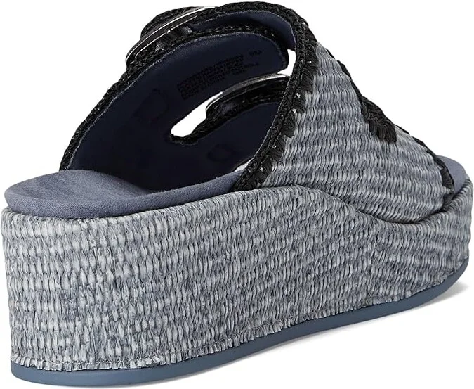 Anne Klein Vineyard Women's Wedge Shoes Blue Raffia : 10 M, Synthetic - Image 4