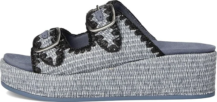 Anne Klein Vineyard Women's Wedge Shoes Blue Raffia : 10 M, Synthetic - Image 6