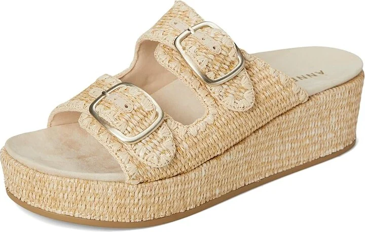 Anne Klein Vineyard Women's Wedge Shoes Blue Raffia : 10 M, Synthetic - Image 11