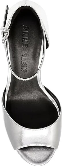 Anne Klein Vista-C Women's Sandals Silver : 10 M, Rubber - Image 2