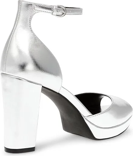 Anne Klein Vista-C Women's Sandals Silver : 10 M, Rubber - Image 4