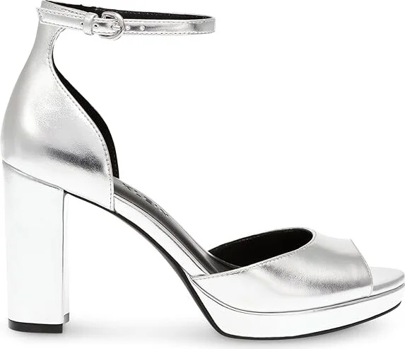 Anne Klein Vista-C Women's Sandals Silver : 10 M, Rubber - Image 6