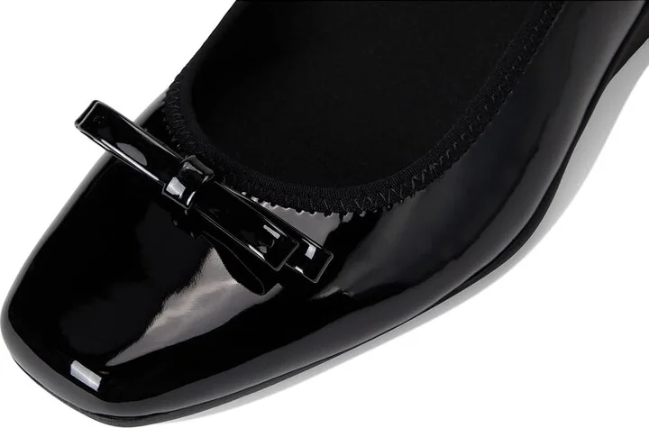 Anne Klein Wales Women's Shoes Black Patent : 7 M, Textile - Image 7