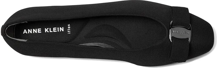 Anne Klein Willow Women's Flat Shoes Black Fabric : 7 M, Leather/Rubber - Image 2
