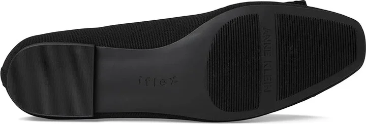 Anne Klein Willow Women's Flat Shoes Black Fabric : 7 M, Leather/Rubber - Image 3