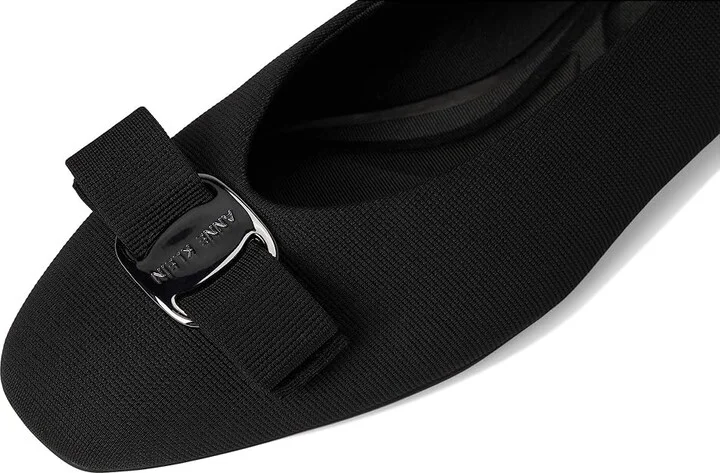Anne Klein Willow Women's Flat Shoes Black Fabric : 7 M, Leather/Rubber - Image 7