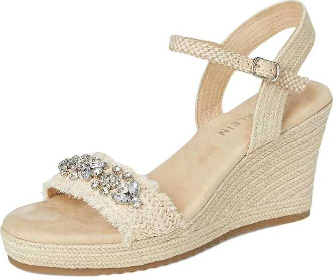 Anne Klein Wilton-c Women's Wedge Shoes Natural Raffia : 8.5 M, Synthetic - Image 5