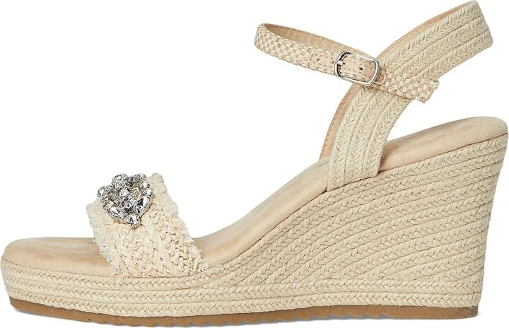 Anne Klein Wilton-c Women's Wedge Shoes Natural Raffia : 8.5 M, Synthetic - Image 6