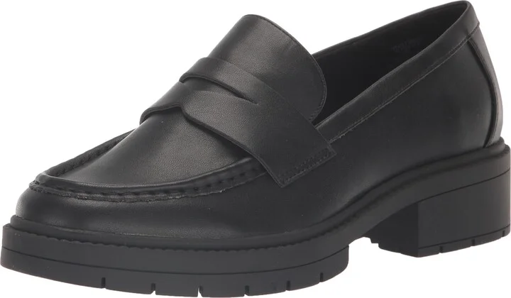 Anne Klein Women Ulysses Chunky Heeled Penny Loafers