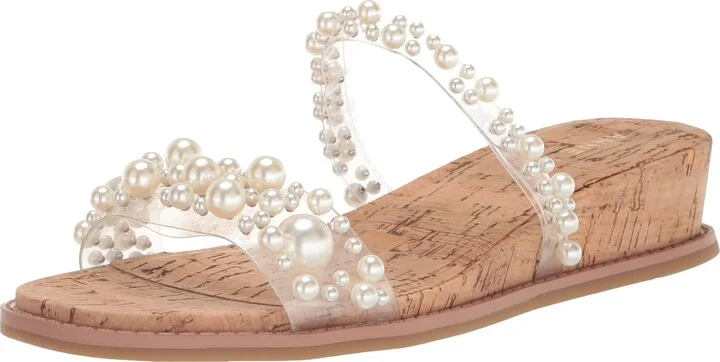 Anne Klein Womens Brynn Wedge Sandal