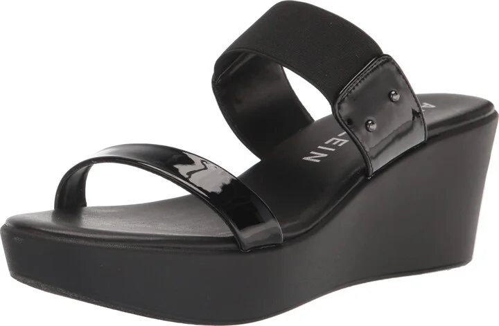 Anne Klein Womens Parker Wedge Sandal