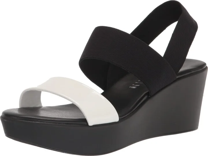 Anne Klein Womens Poli Wedge Sandal
