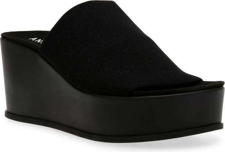 Anne Klein Womens Venti Wedge Sandal