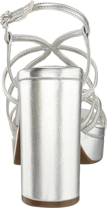 Anne Klein Zenon Women's Sandals Silver : 8 M, Rubber - Image 3