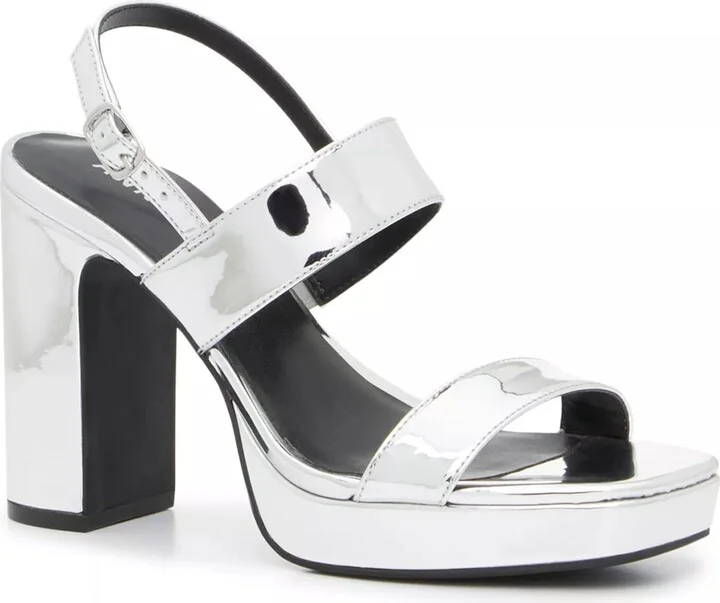 Silver Metallic Synthetic