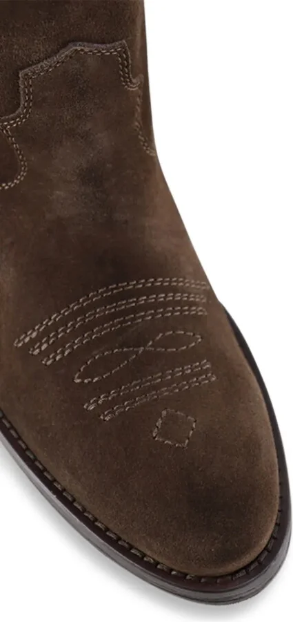 Anne suede Western ankle boots - Image 5