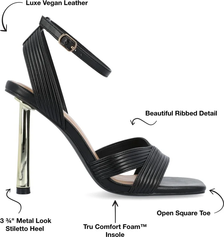 Annett Ribbed Strap Pump - Image 10