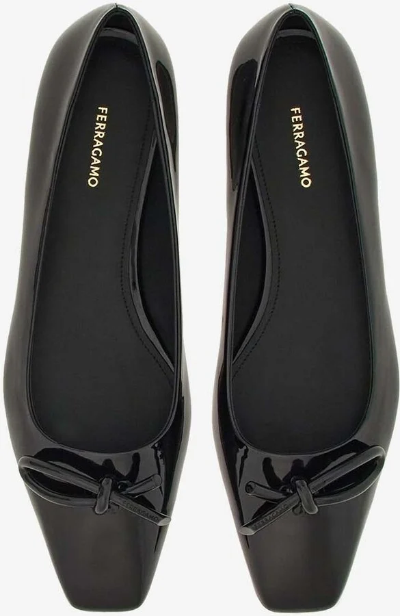 Annie Asymmetric Bow Ballet Flats - Image 2