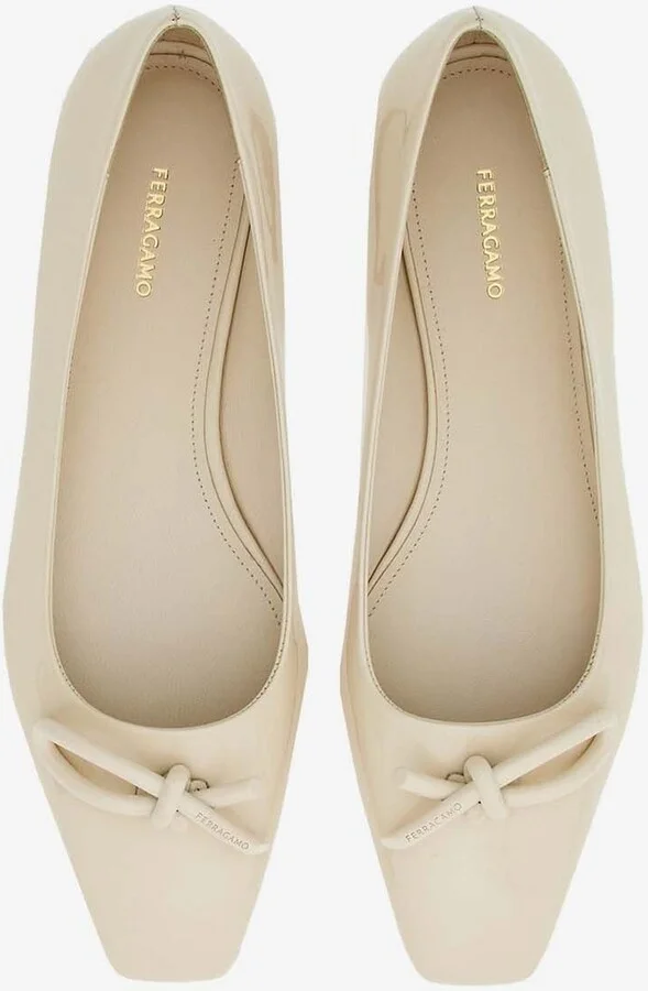 Annie Asymmetric Bow Ballet Flats - Image 2