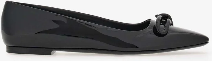 Annie Asymmetric Bow Ballet Flats