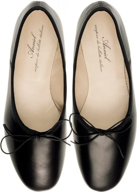 Anniel Scarpa Dream Ballerina Pelle Suola Cuoio - Image 3