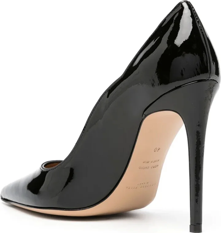 Anny 115mm leather pumps - Image 3